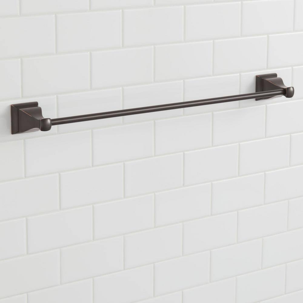 Glacier Bay Milner 24 in. Towel Bar in Bronze 20120-0227H2