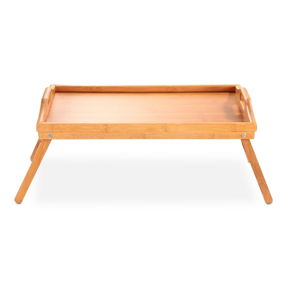 Bamboo Bed Tray with Foldable Legs