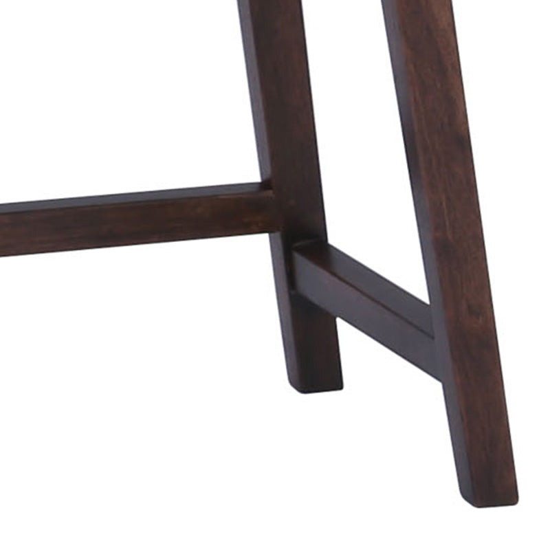 ARSENIO Console Table 90cm - Walnut & Black