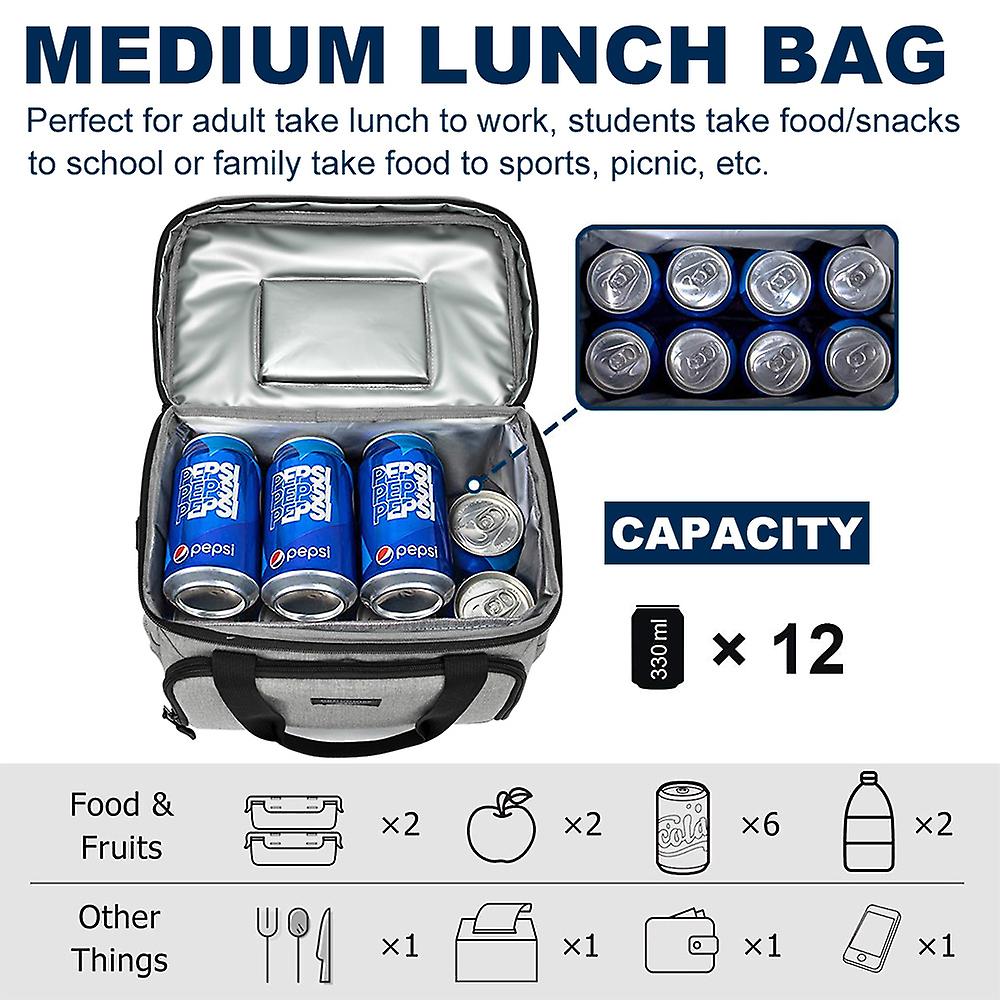 13l Insulated Thermal Cooler Lunch Box Bag For Work Picnic Bag Car Bolsa Refrigerator Portable Shoulder Bag