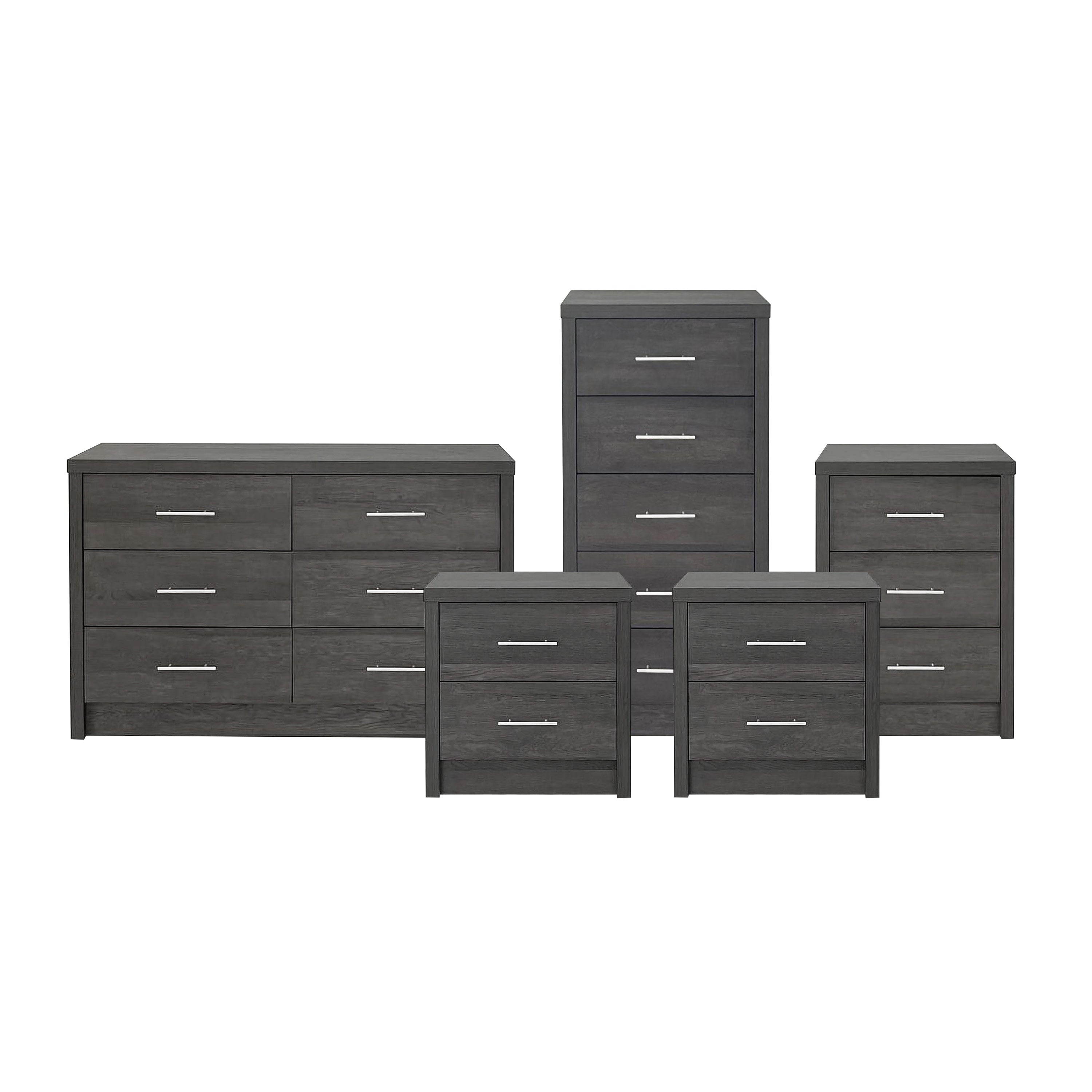 Marlette Modern 5 Piece Bedroom Set