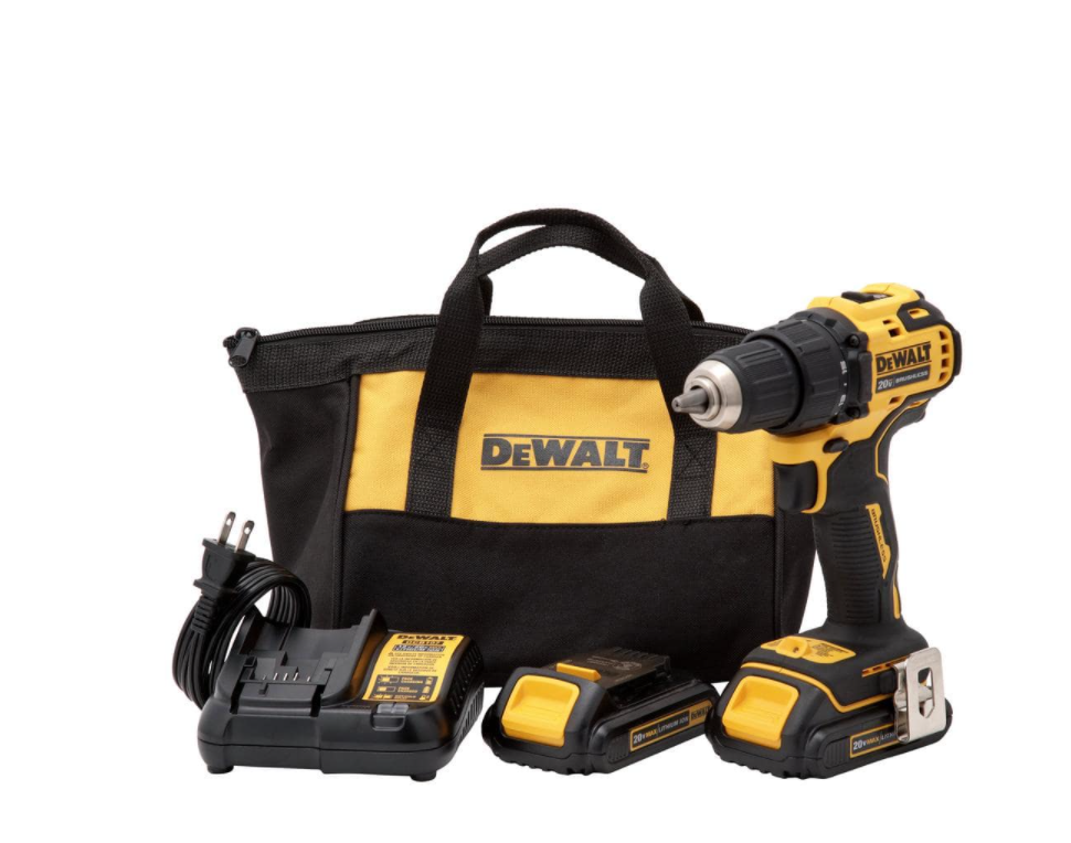 DEWALT DCD708C2 ATOMIC 20-Volt MAX Cordless Brushless Compact 1/2 in Drill/Driver