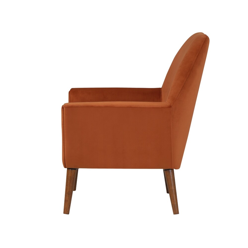 Adrian Mid Century Velvet Arm Chair by Greyson Living