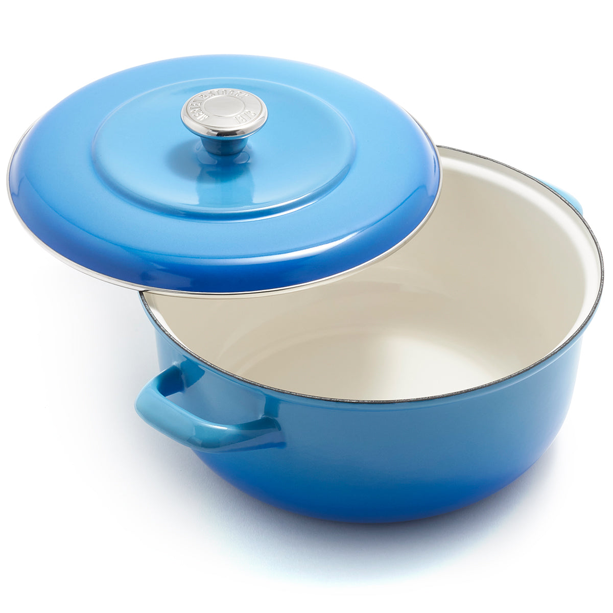 Merten & Storck Enameled Iron 1873 Dutch Oven, 5.3-Quart | Azure Blue