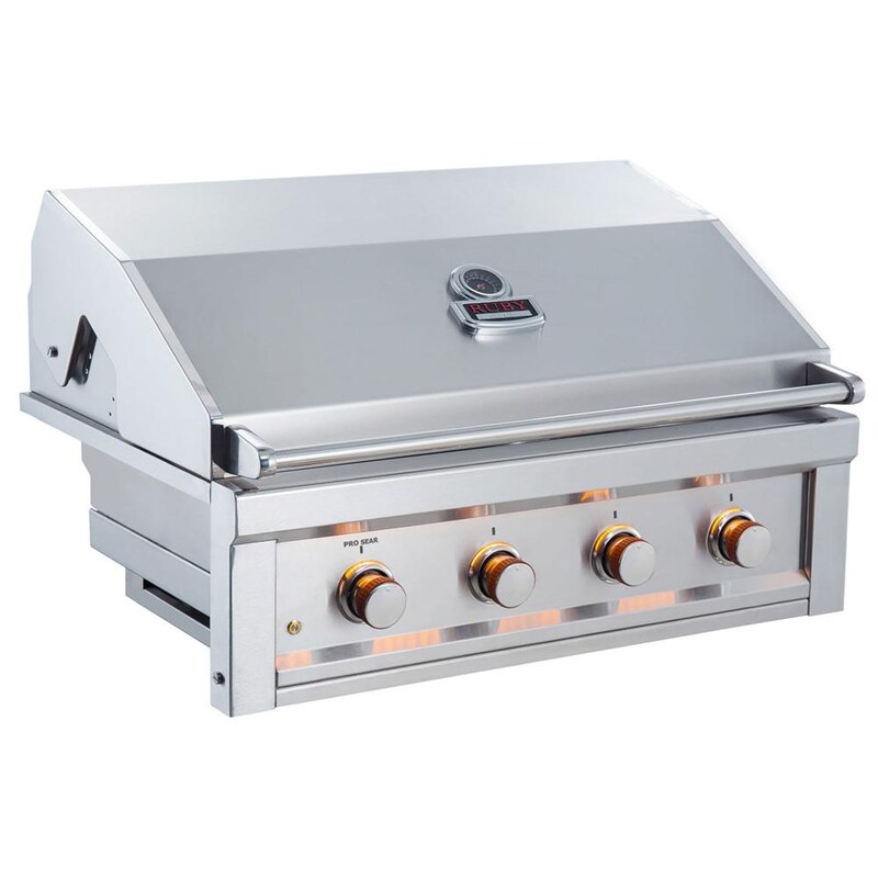 Sunstone Ruby 36-Inch 4-Burner Built-In Natural Gas Grill With Pro-Sear