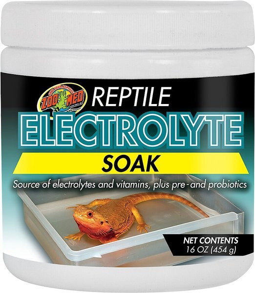 Zoo Med Electrolyte Soak Reptile Supplement， 16-oz bottle