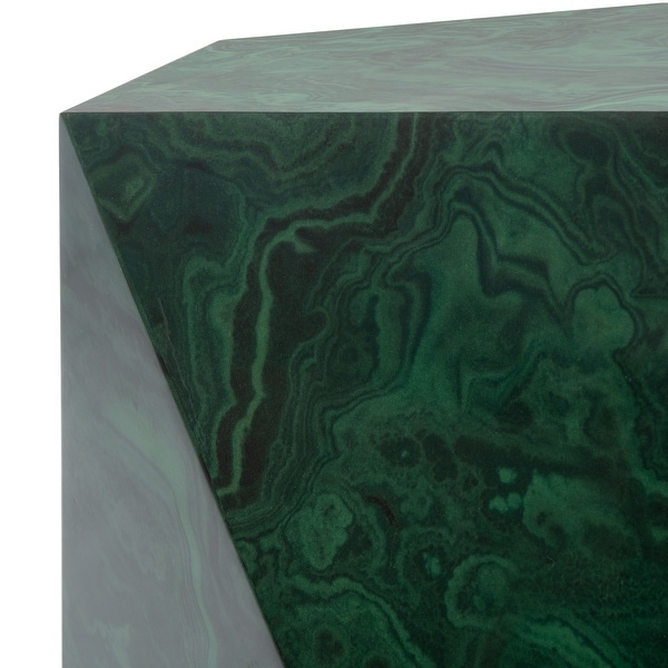 SAFAVIEH Couture Venus Malachite End Table - 18.1