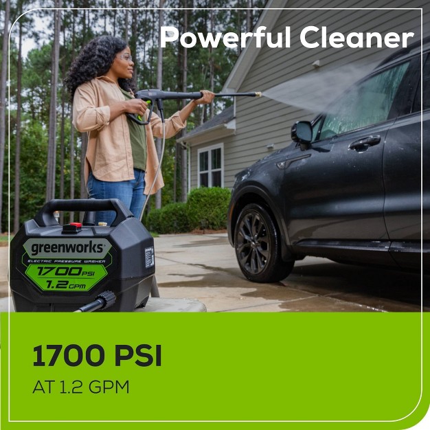 Greenworks 1700 Psi Corded Electric Pressure Washer