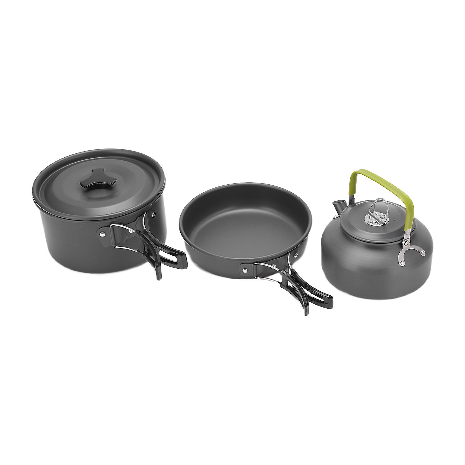 23 People Outdoor Teapot Set Nonstick Coating Easy To Clean Portable Camping Cooker Combo