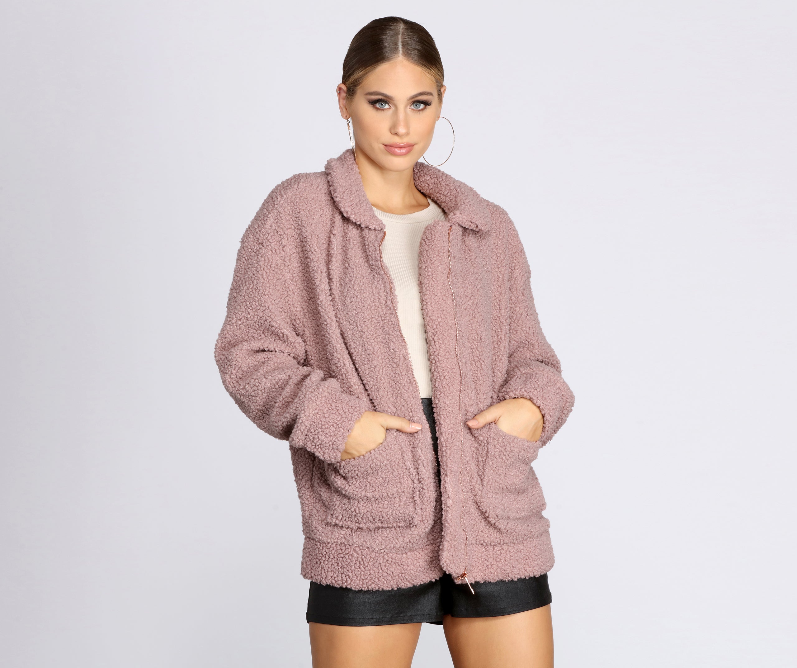 Oversized Teddy Jacket