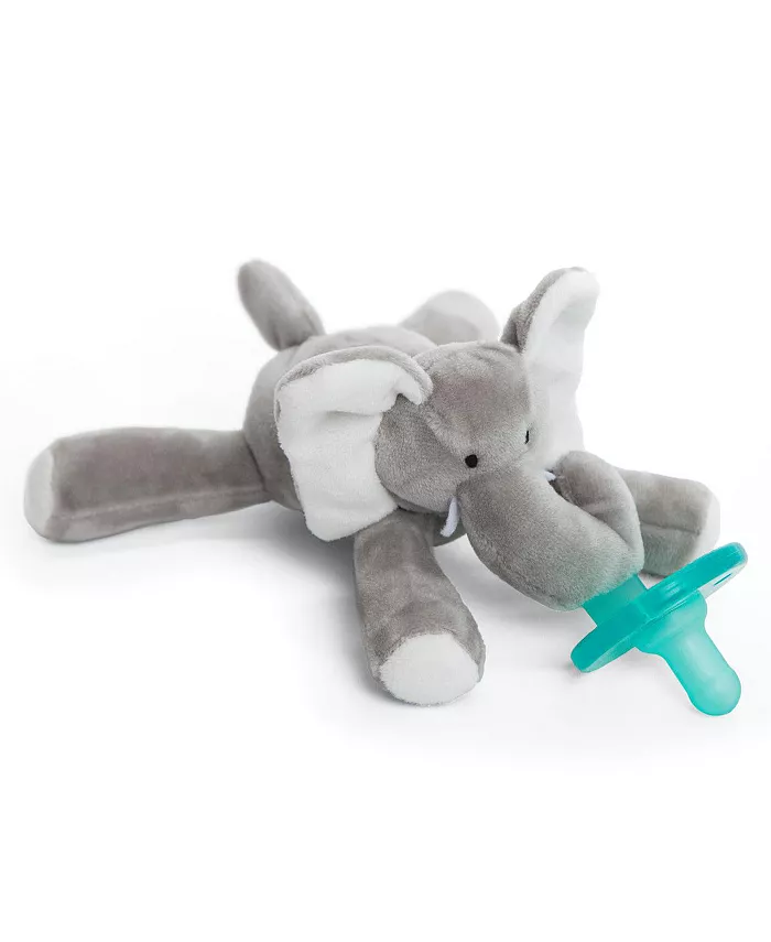 Wubbanub 0 to 6m Infant Pacifier - Grey Elephant