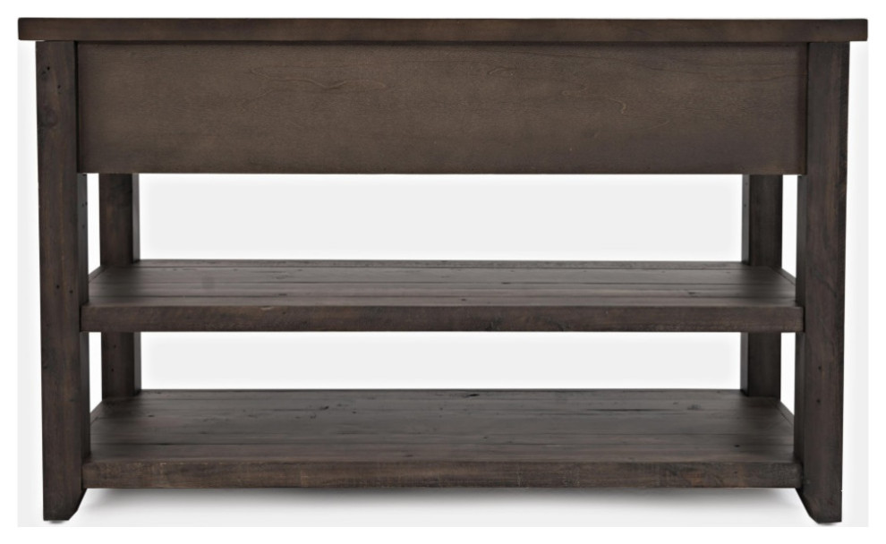 Madison County Reclaimed Pine Harris 3 Drawer Console   Transitional   Console Tables   by VirVentures  Houzz