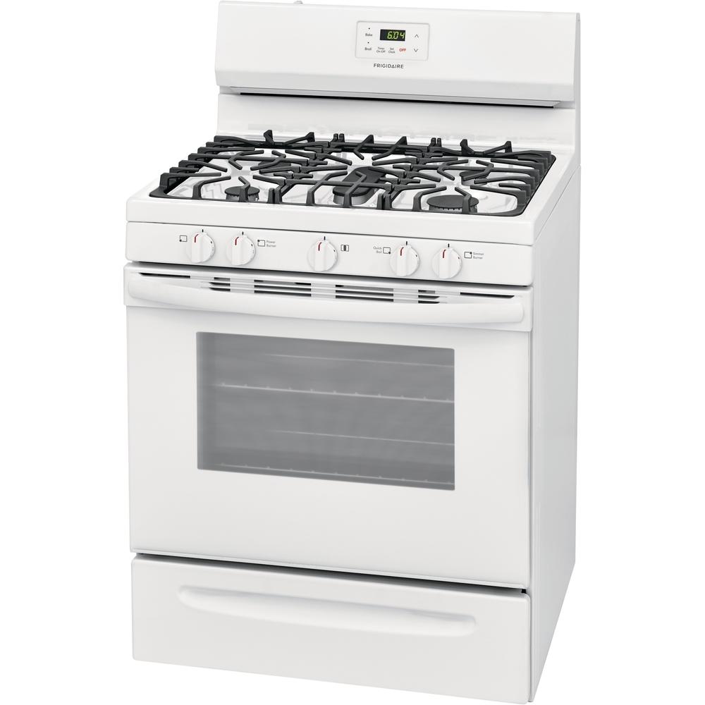 Frigidaire 30-inch Freestanding Gas Range with Even Baking Technology FCRG3052AW