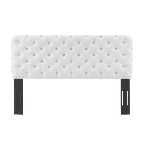 Lizzy Tufted King/California King Performance Velvet Headboard - - 32028753