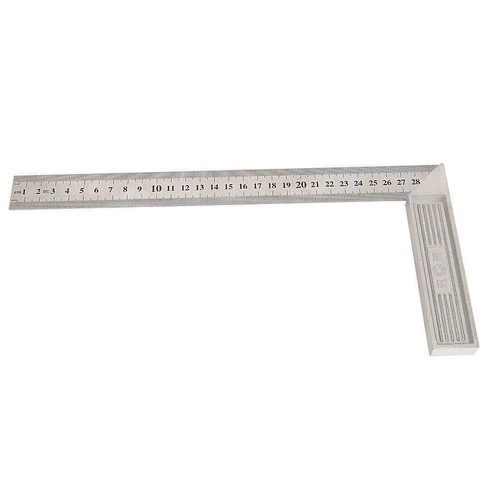 30cm Aluminum Alloy 90 Degree Straight Edge Ruler Straightedge Right Angle Ruler(standard)