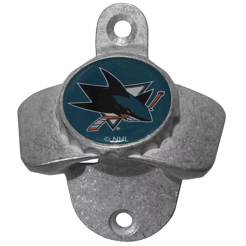 San Jose Sharks Wall-Mounted Bottle Opener