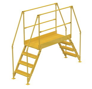 Vestil COL 4 36 44 cross over ladder 4 step 38 h 5...