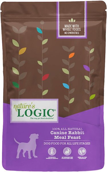 Nature's Logic Canine Rabbit Meal Feast All Life Stages Dry Dog Food