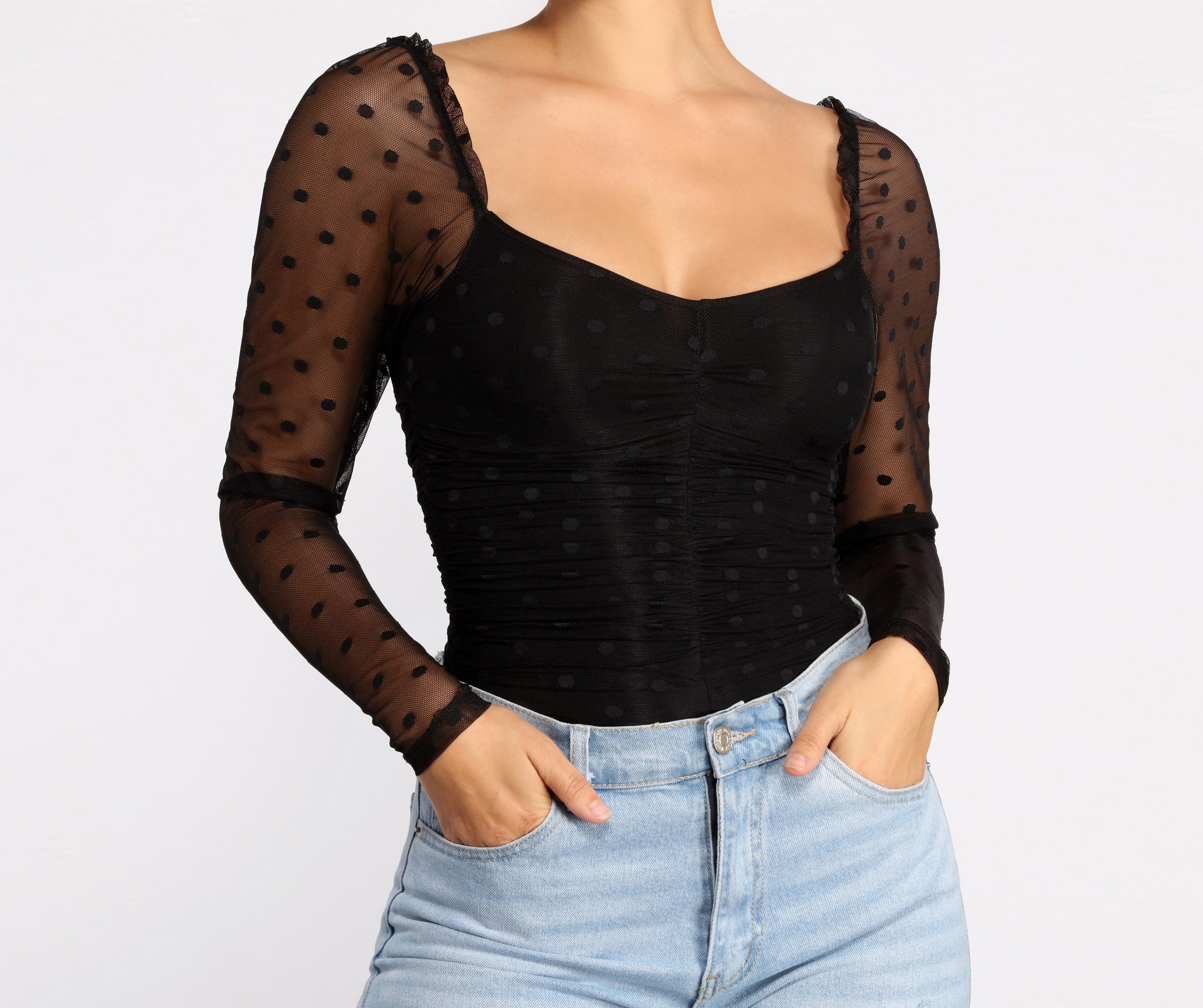 On Point Polka Dot Bodysuit