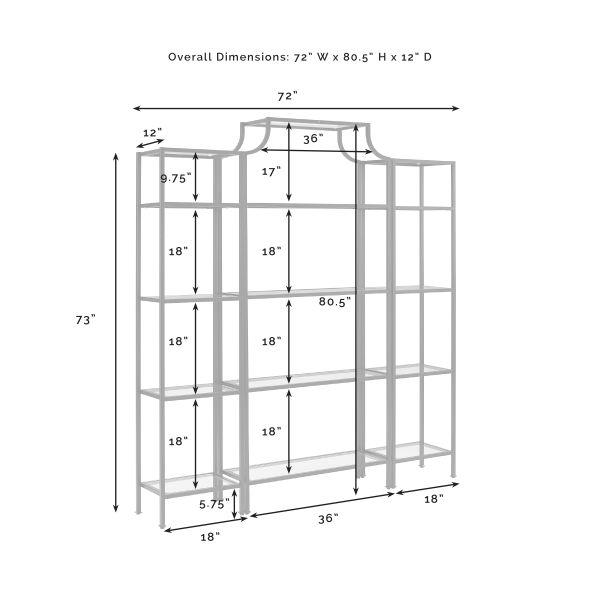 Aimee 3Pc Etagere Set