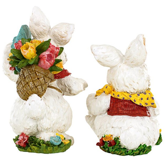 Design Toscano Constance And Mortimer Easter Rabbit Figurines