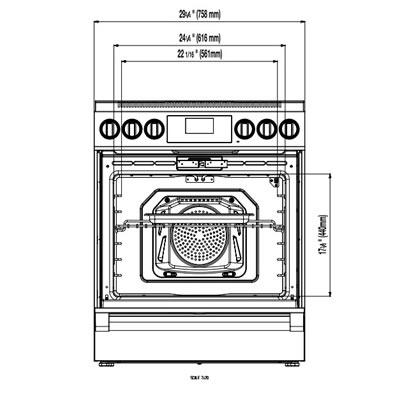 Blomberg 30-inch Freestanding Electric Range BERU 30420 SS