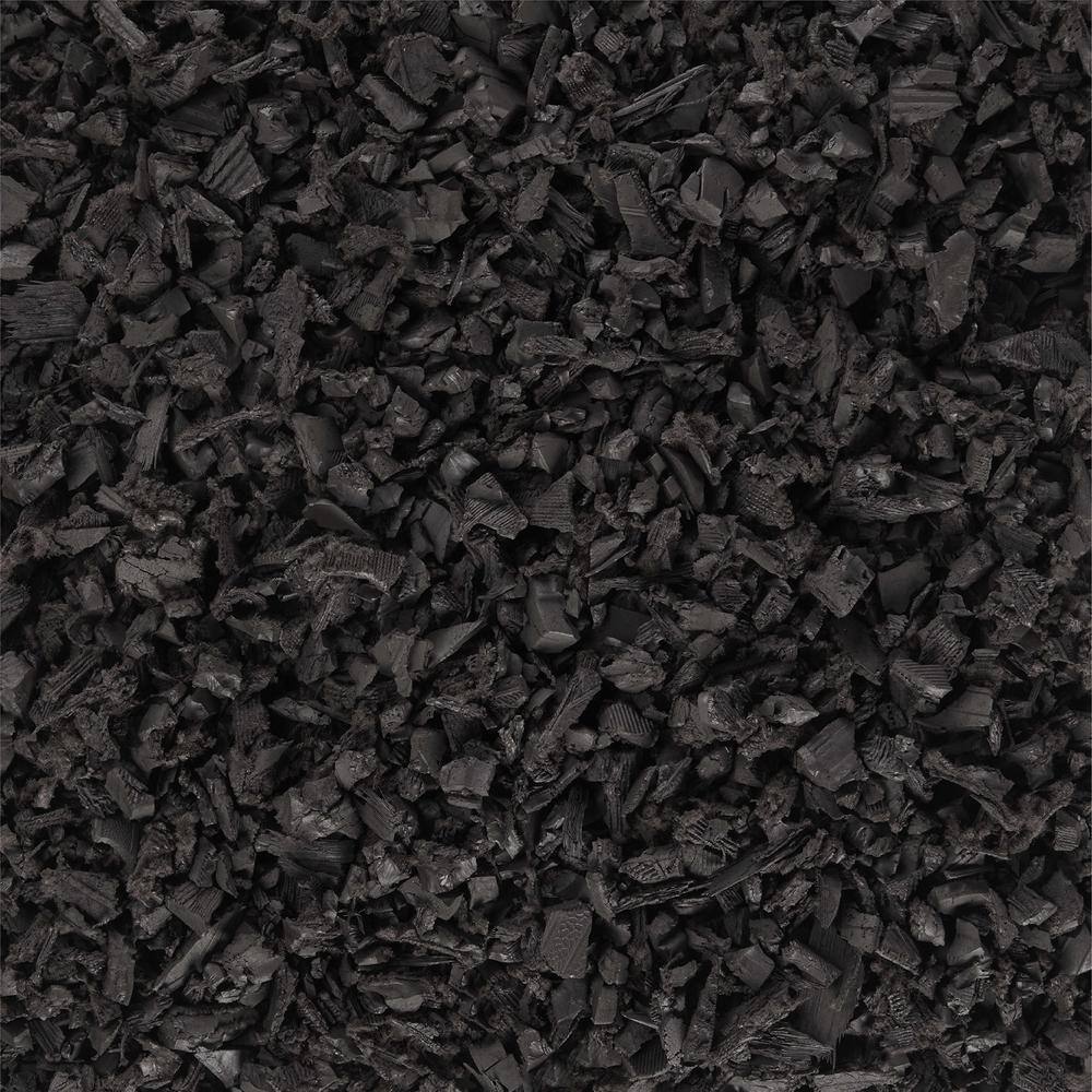 Vigoro 75 cu. ft. Black Recycled Rubber Mulch (50 Bags) GN15BK50