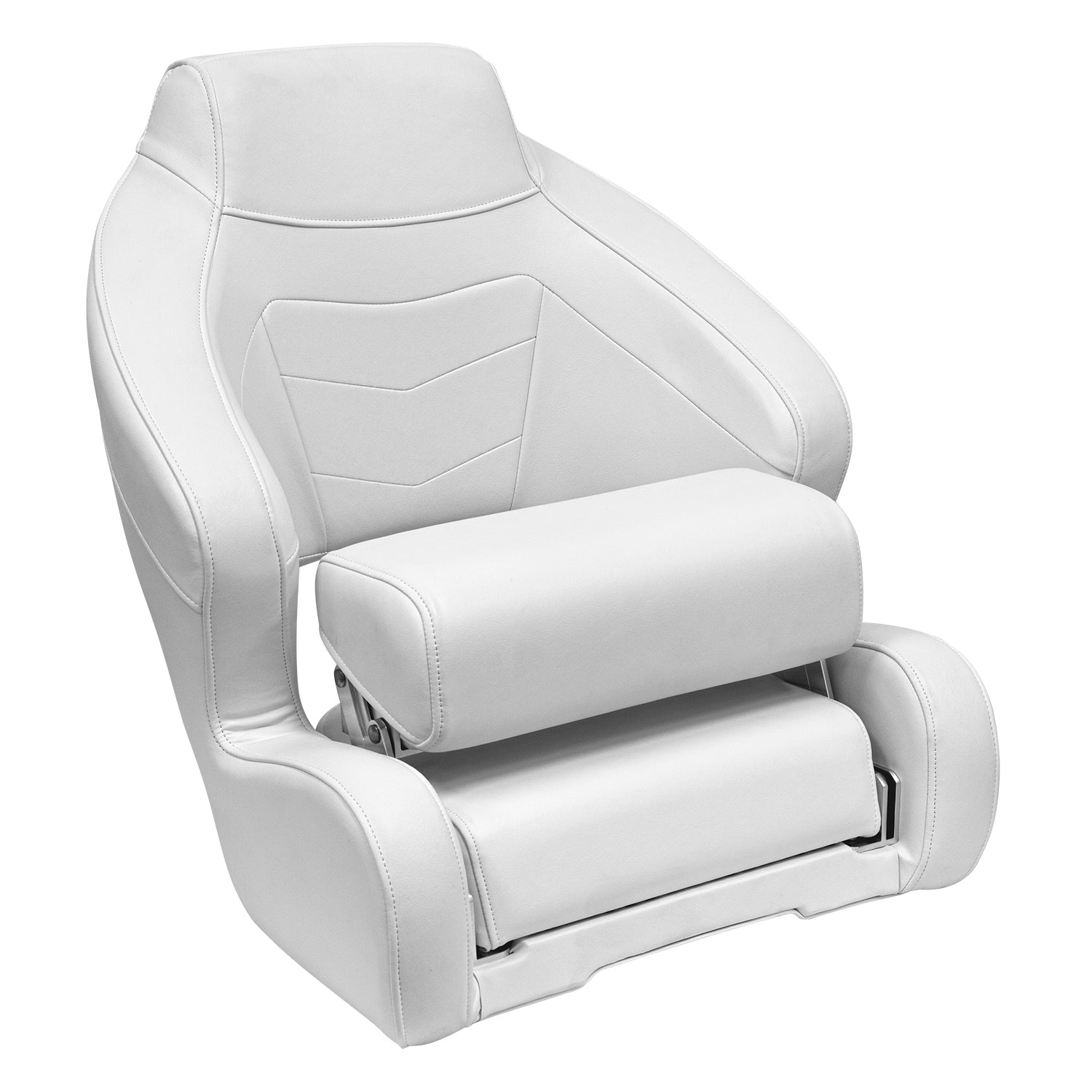 Wise 3338-784 Baja Extra Large Bucket Seat with Flip-Up Bolster， Brite White