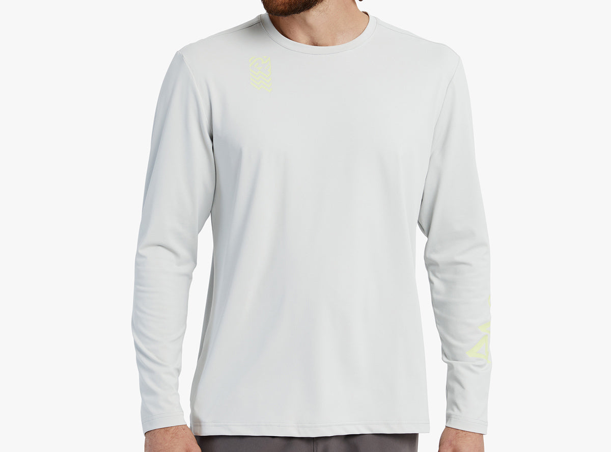 Race Face Commit Long Sleeve Tech Top - Concrete - 2022