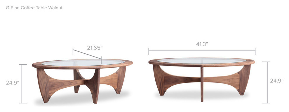 Midcentury Modern G Plan Plywood Coffee Table   Midcentury   Coffee Tables   by Kardiel  Houzz