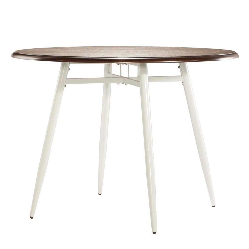 Belita Mid century Two tone Modern Wood Dining Table iNSPIRE Q Modern