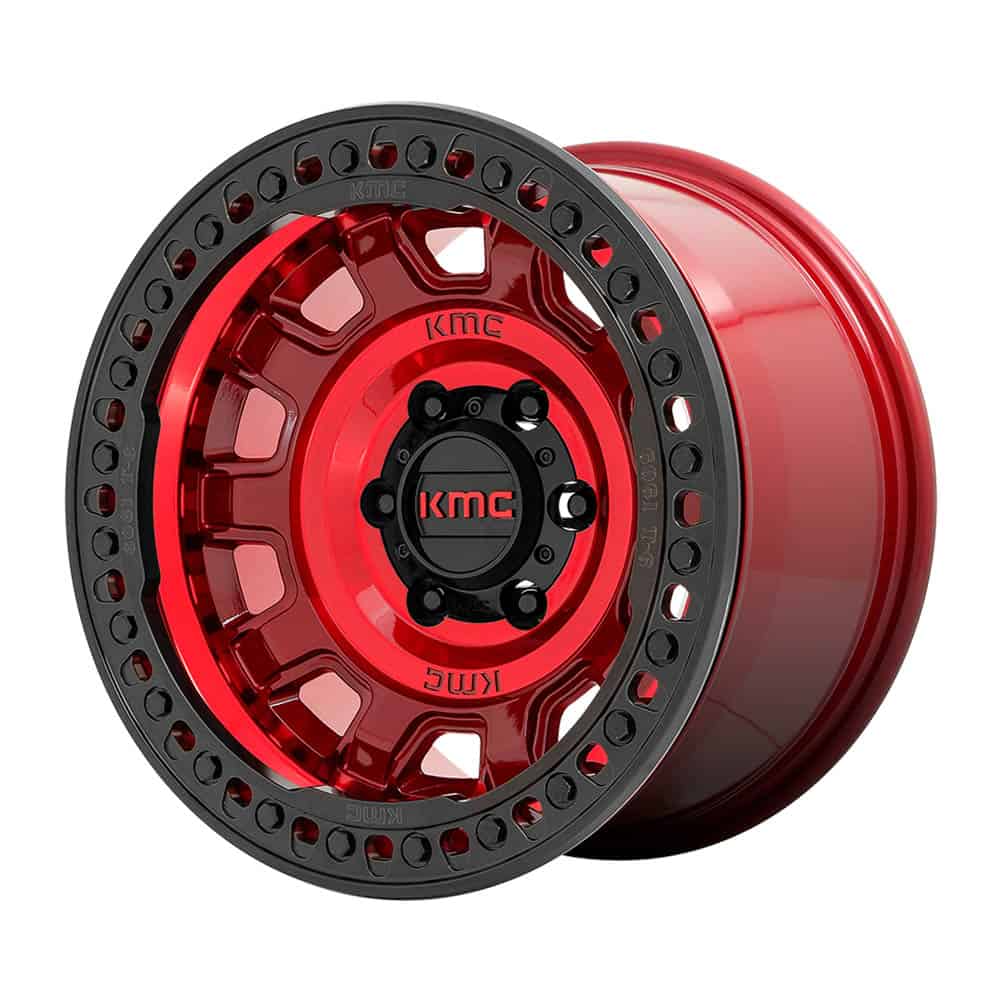 KMC KM236 TANK BEADLOCK KM236 17X9 6X5.5 GL-RED -15MM