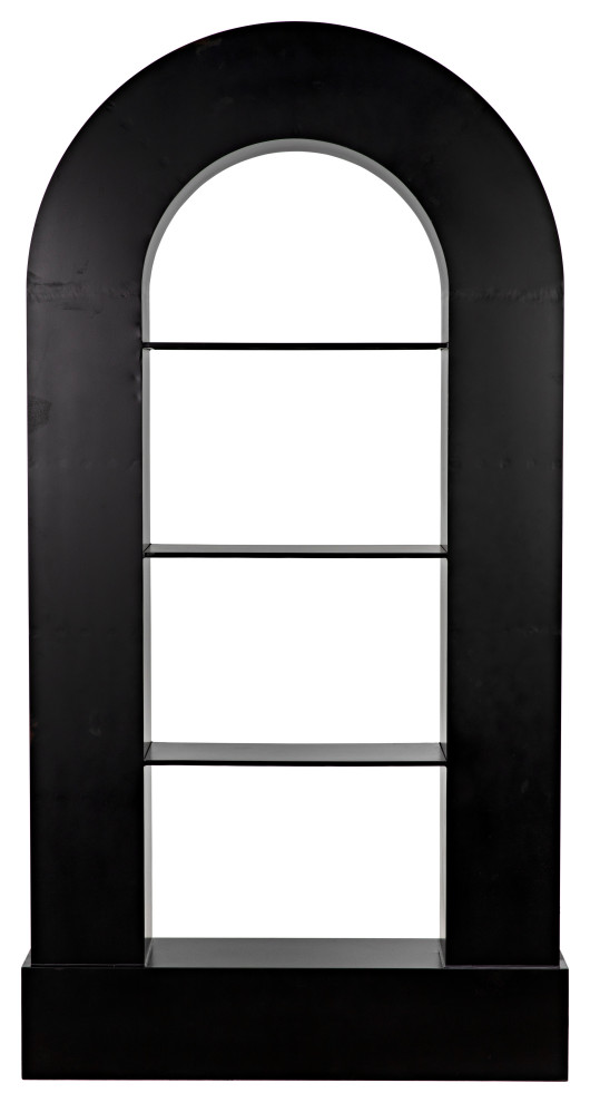 Triumph Bookcase  Black Steel   Industrial   Bookcases   by Noir  Houzz