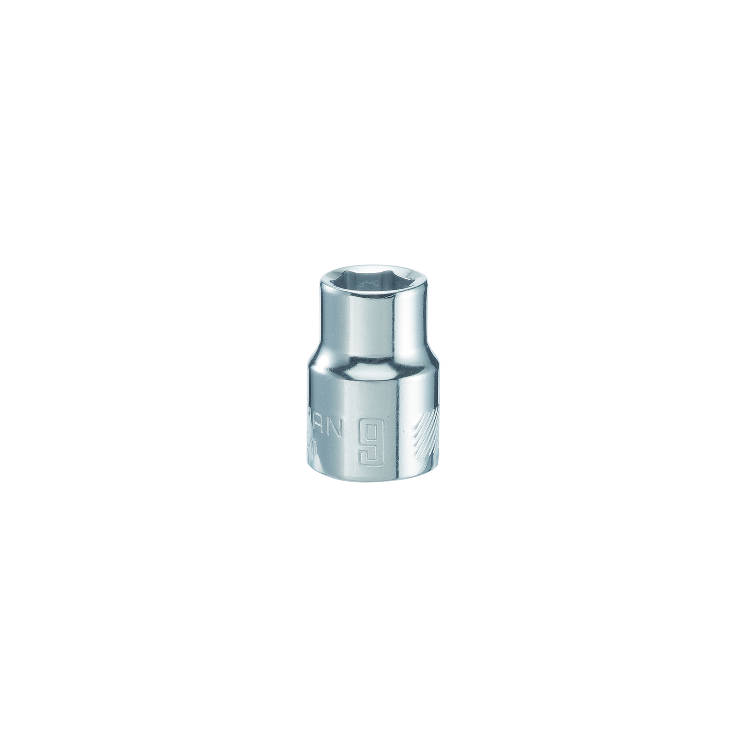 Craftsman 9 mm X 3/8 in. drive Metric 6 Point Standard Shallow Socket 1 pc