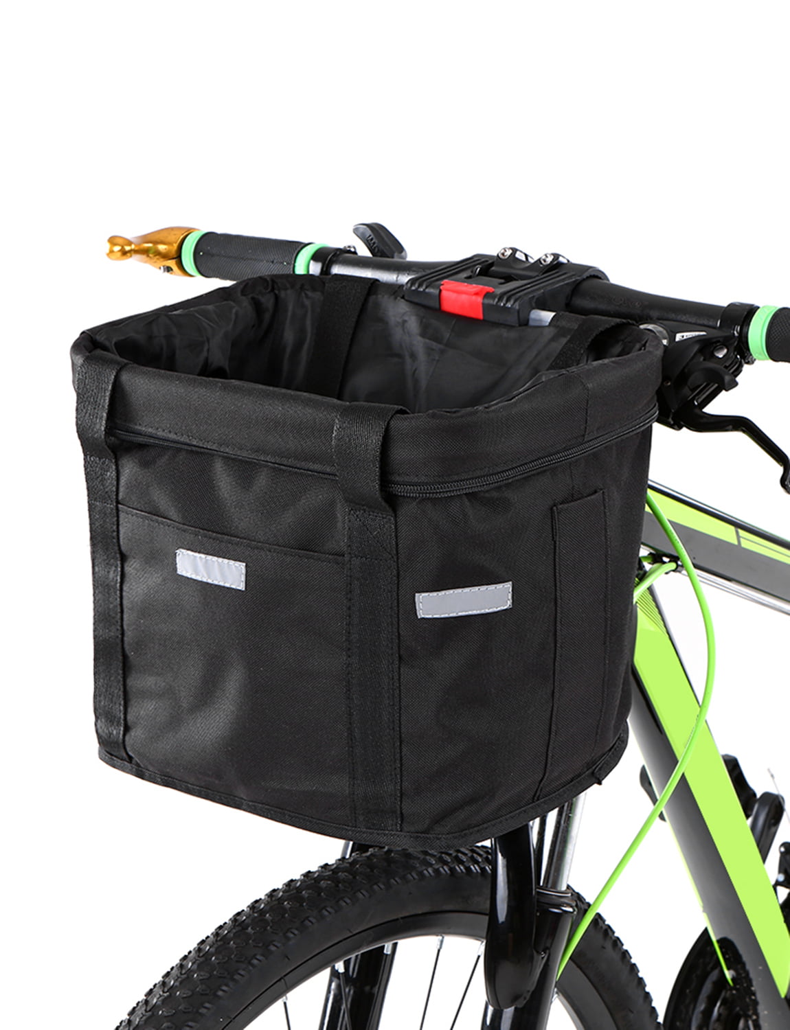 Lixada Bicycle Front Basket Removable Waterproof Handlebar Basket， Pet Carrier Frame Bag