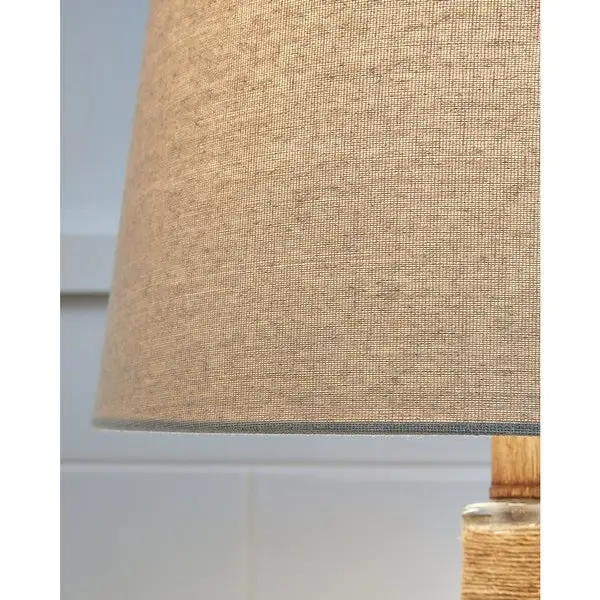 Ashley Furniture Clayleigh Clear and Brown Glass Table Lamps (Set of 2) - 12