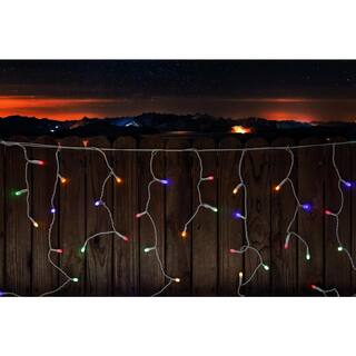 Novolink Bundle - 200 Light 8 mm Mini Globe Multi-Color Icicle LED String Light with Wireless Smart Control + 200 Light Add-on ICS-200-8-EXT-M