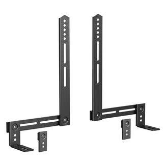 USX MOUNT Universal Sound Bar TV Bracket for Mounting Above or Under TV with Speaker HAS004