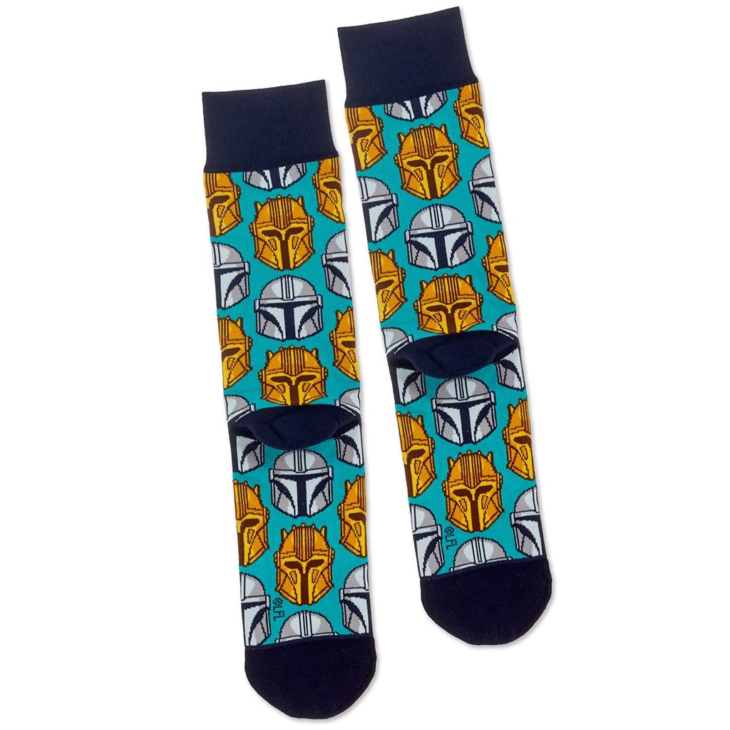 Hallmark  Star Wars The Mandalorian™ Helmet Novelty Crew Socks