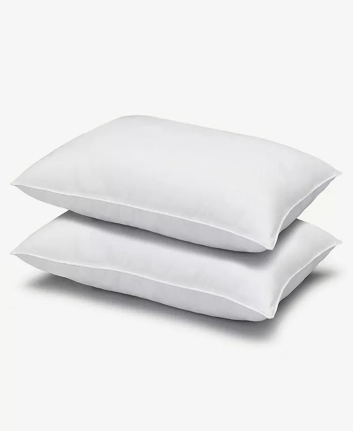 Ella Jayne Signature Plush Allergy-Resistant Firm Density Side Back Sleeper Down Alternative Pillow， Standard - Set of 2