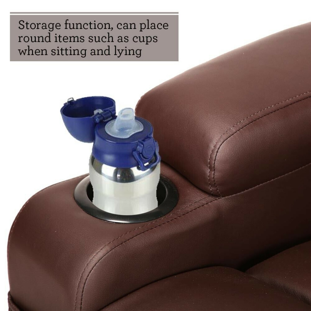 Living Room Massage Chair Recliner   Brown   Contemporary   Recliner Chairs   by AffordableVariety  Houzz