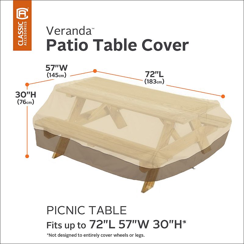 Veranda Picnic Table Cover