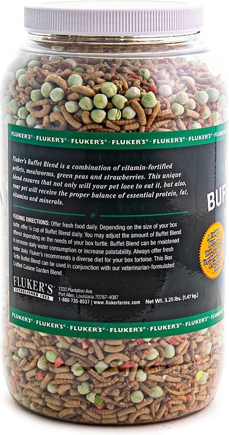 Fluker's Box Turtle Buffet Blend Reptile Food