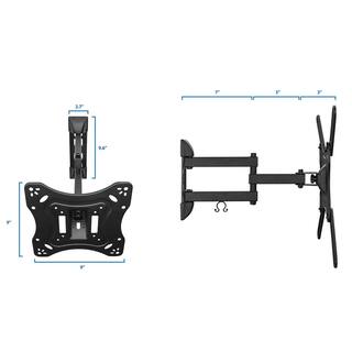 mount-it! Full Motion TV Wall Mount Arm for 23 in. to 55 in. Screen Sizes MI-4110