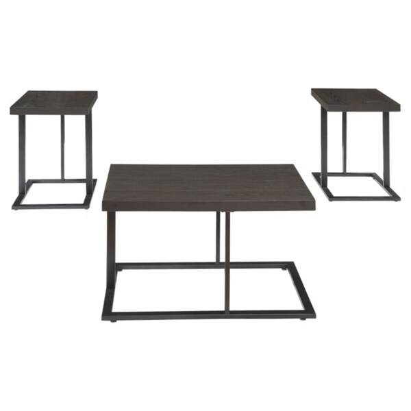 Airdon Contemporary 3-Piece Table Set