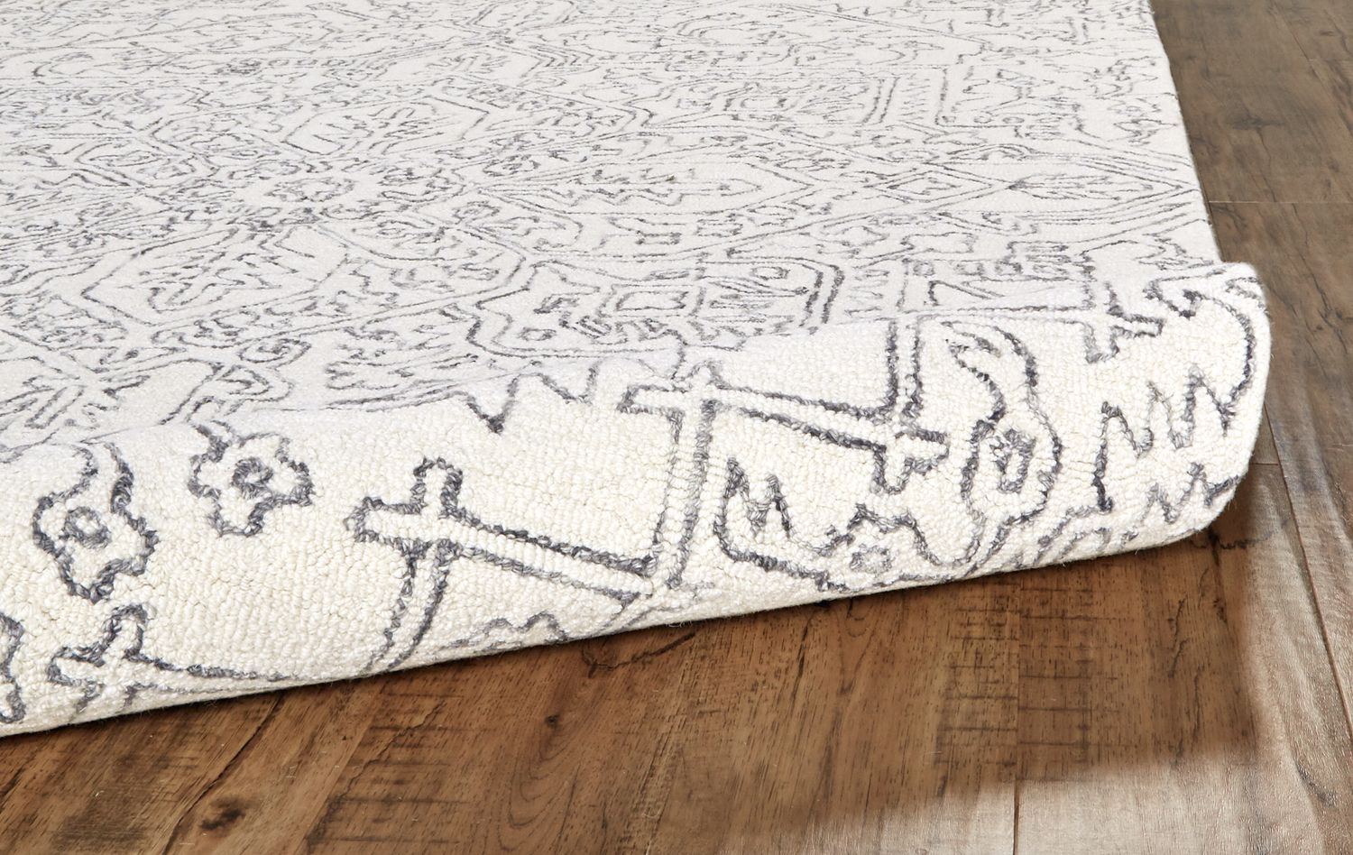 Natal Hand Tufted Ivory Rug by BD Fine