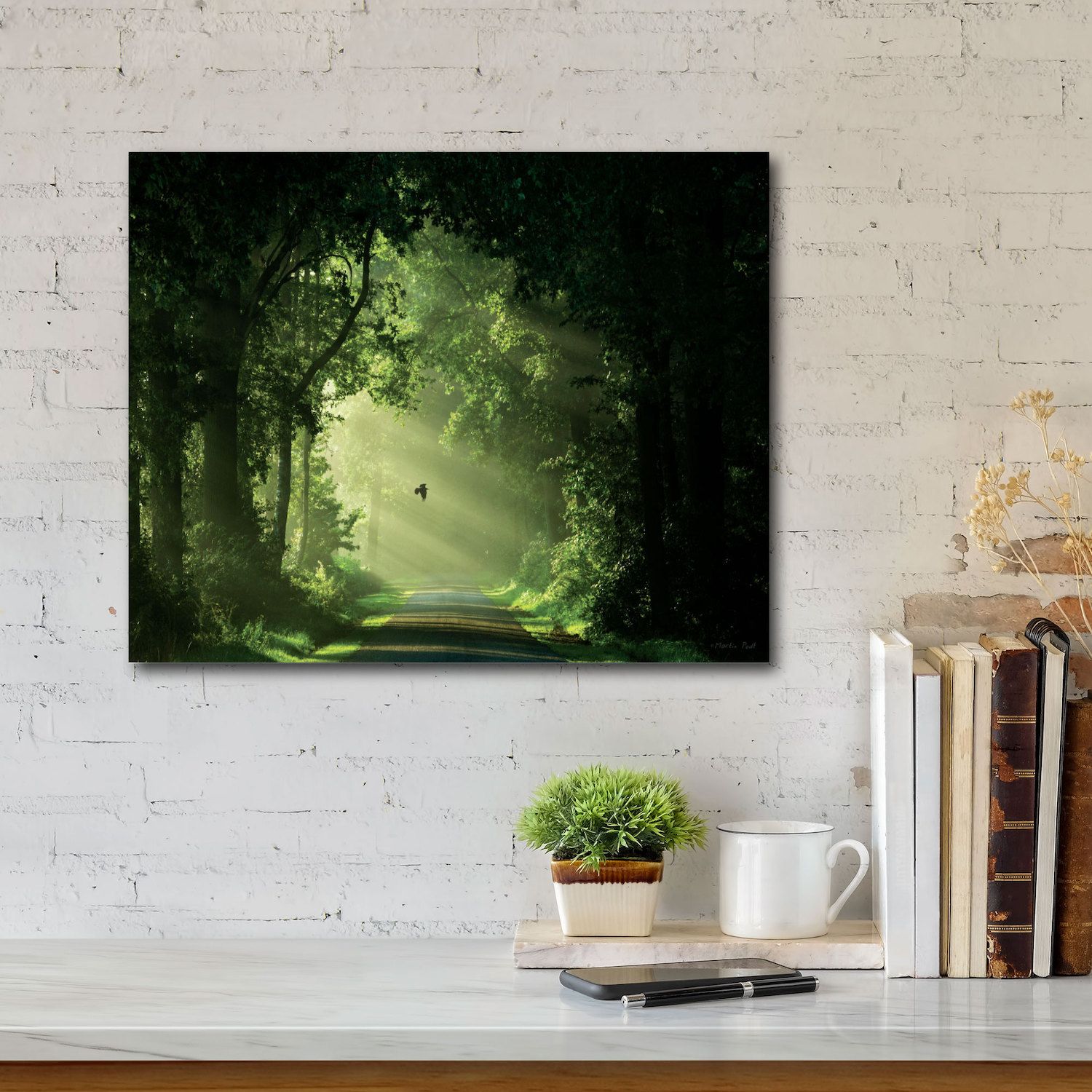 COURTSIDE MARKET Emerald Forest Canvas Wall Art