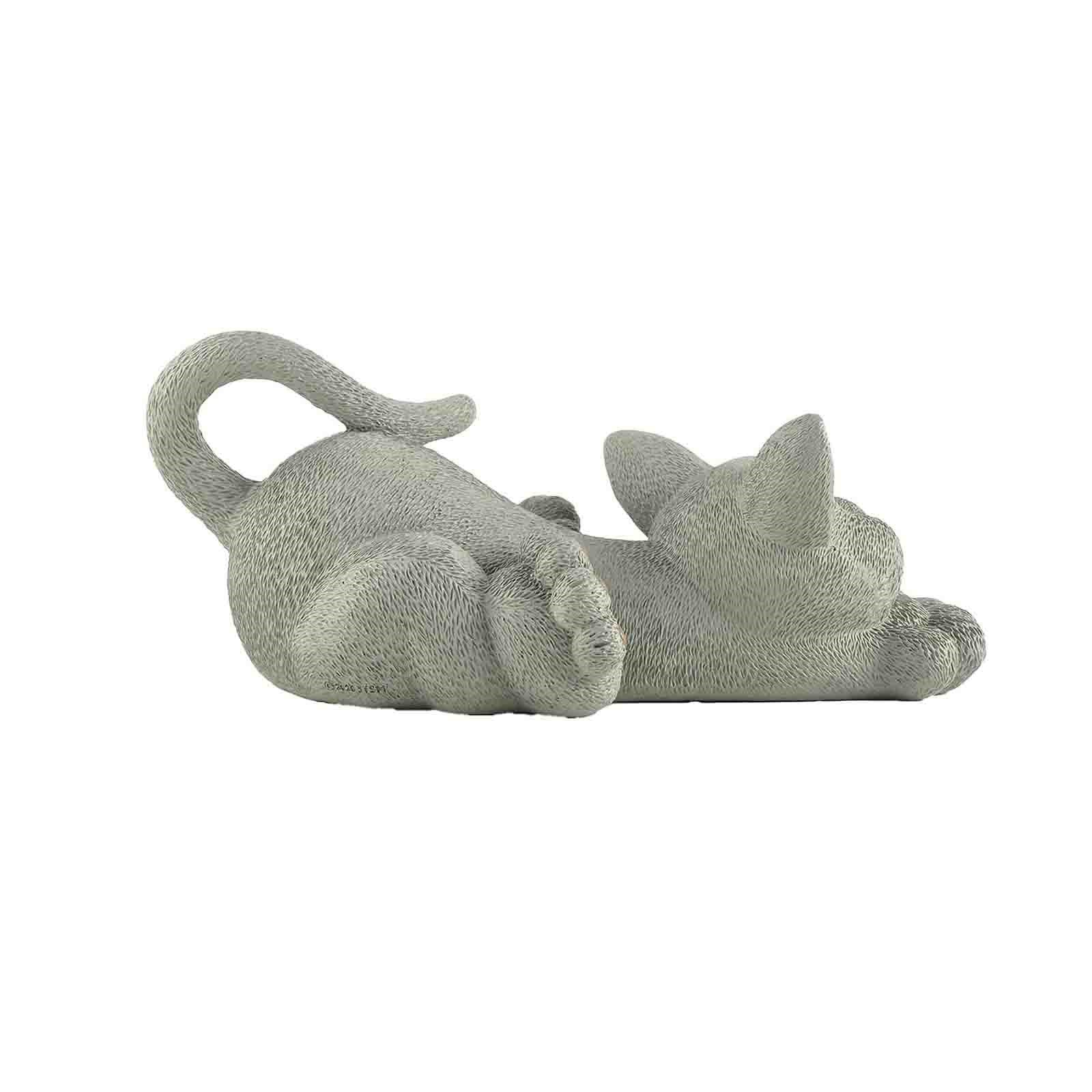 Toyfunny Whimsical Cat Smiling Garden Statue Decorate For Home Garden Yard