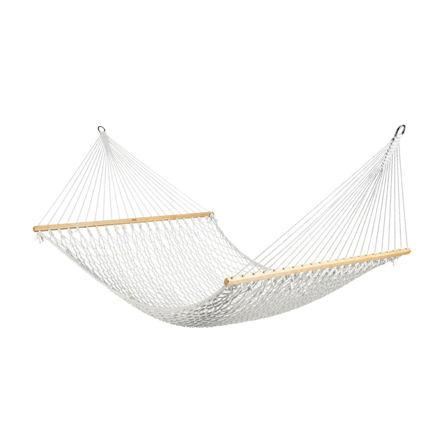 Bliss Hammocks Polyester Rope Hammock w/ Spreader Bars， 80 L x 60 W