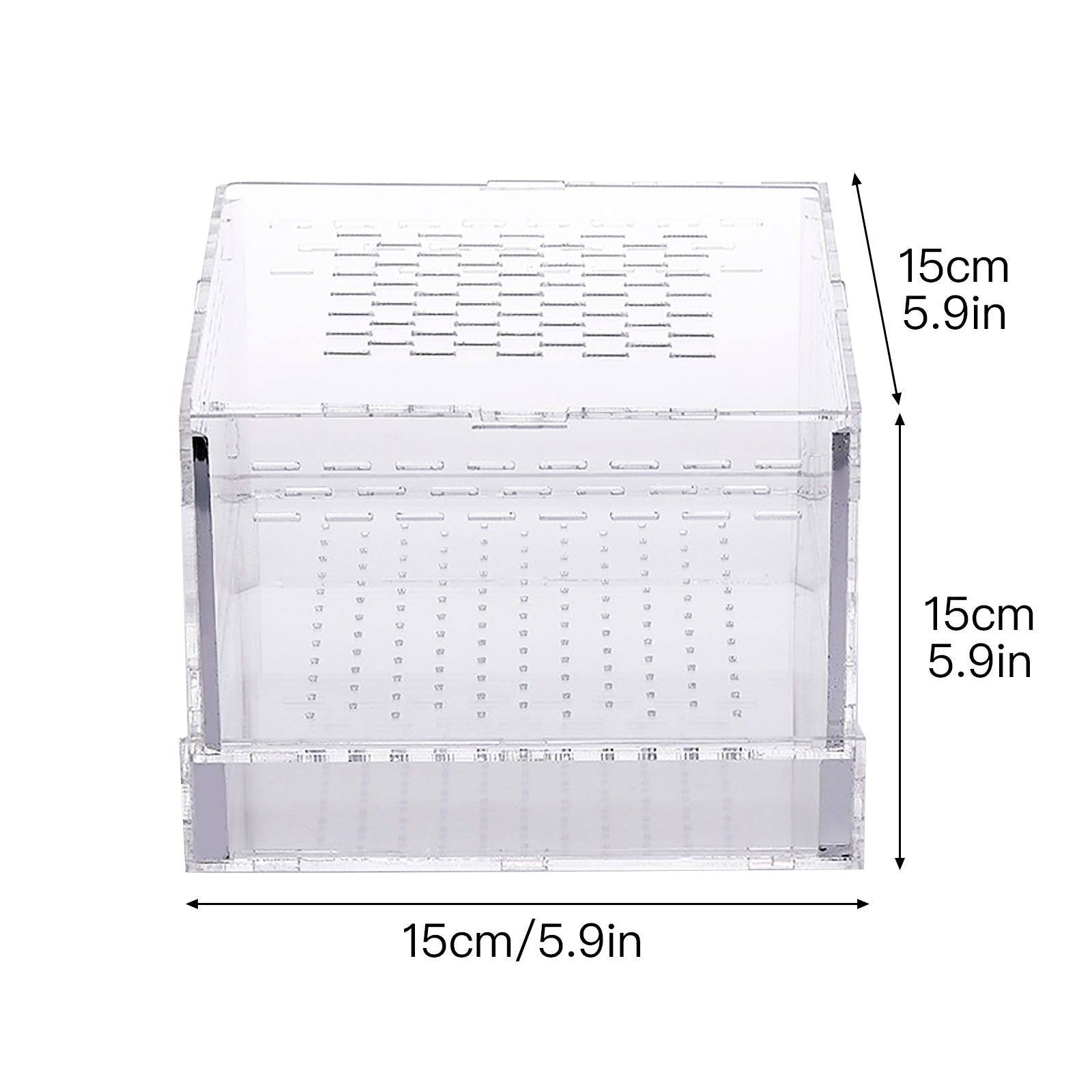 Acrylic Terrarium Spider Terrarium Box Crawling Pet Reptile Terrarium Factory Direct Sales Pet Supplies